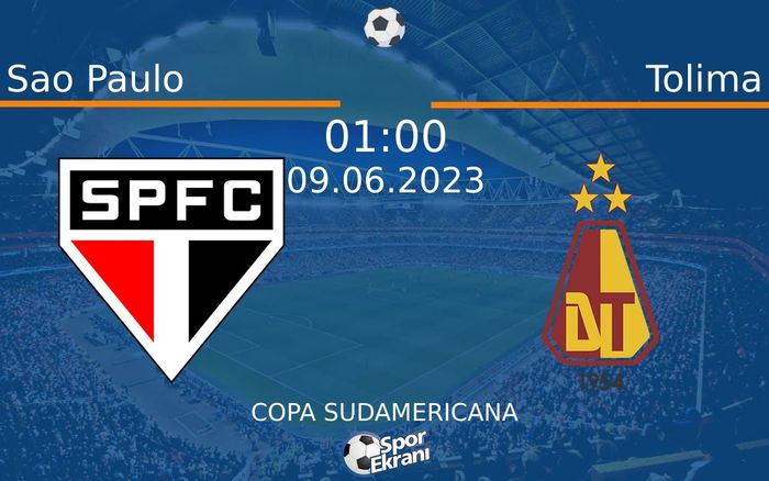09 Haziran 2023 Sao Paulo vs Tolima maçı Hangi Kanalda Saat Kaçta Yayınlanacak? 09 Haziran 2023 Sao Paulo vs Tolima maçı Hangi Kanalda Saat Kaçta Yayınlanacak?