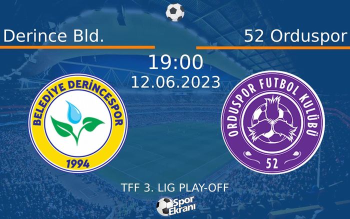 12 Haziran 2023 Derince Bld. vs 52 Orduspor maçı Hangi Kanalda Saat Kaçta Yayınlanacak? 12 Haziran 2023 Derince Bld. vs 52 Orduspor maçı Hangi Kanalda Saat Kaçta Yayınlanacak?
