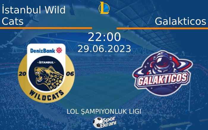 29 Haziran 2023 İstanbul Wild Cats vs Galakticos maçı Hangi Kanalda Saat Kaçta Yayınlanacak? 29 Haziran 2023 İstanbul Wild Cats vs Galakticos maçı Hangi Kanalda Saat Kaçta Yayınlanacak?