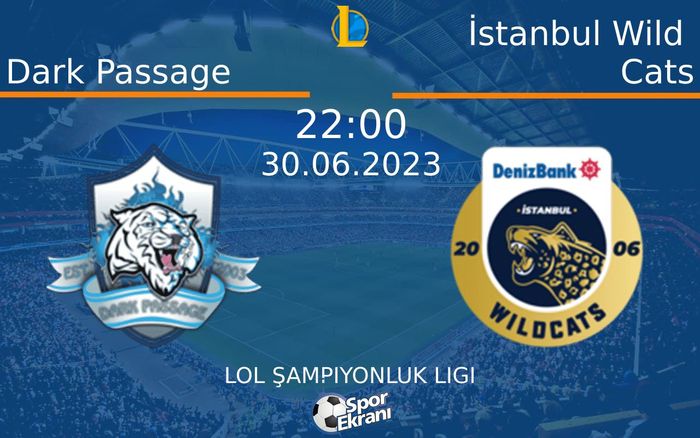 30 Haziran 2023 Dark Passage vs İstanbul Wild Cats maçı Hangi Kanalda Saat Kaçta Yayınlanacak? 30 Haziran 2023 Dark Passage vs İstanbul Wild Cats maçı Hangi Kanalda Saat Kaçta Yayınlanacak?