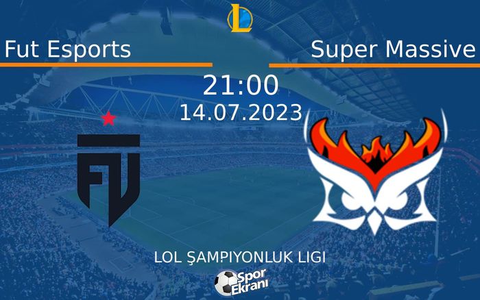 14 Temmuz 2023 Fut Esports vs Super Massive maçı Hangi Kanalda Saat Kaçta Yayınlanacak? 14 Temmuz 2023 Fut Esports vs Super Massive maçı Hangi Kanalda Saat Kaçta Yayınlanacak?