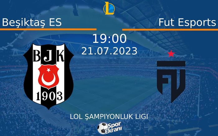 21 Temmuz 2023 Beşiktaş ES vs Fut Esports maçı Hangi Kanalda Saat Kaçta Yayınlanacak? 21 Temmuz 2023 Beşiktaş ES vs Fut Esports maçı Hangi Kanalda Saat Kaçta Yayınlanacak?