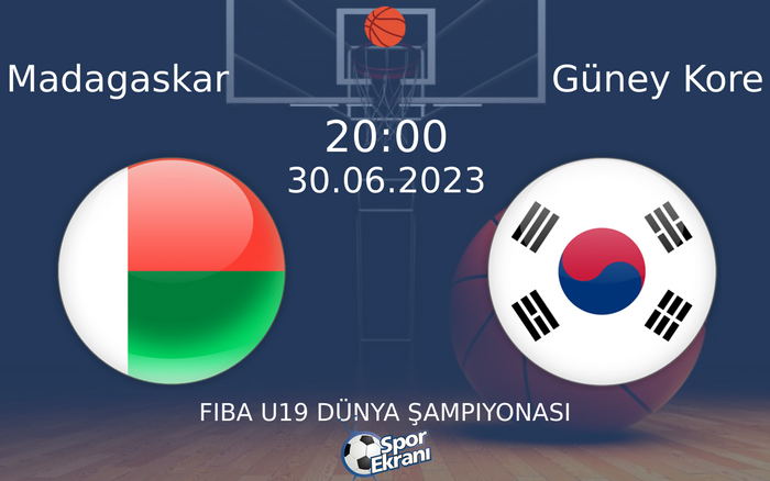 30 Haziran 2023 Madagaskar vs Güney Kore maçı Hangi Kanalda Saat Kaçta Yayınlanacak? 30 Haziran 2023 Madagaskar vs Güney Kore maçı Hangi Kanalda Saat Kaçta Yayınlanacak?