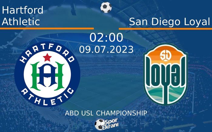 09 Temmuz 2023 Hartford Athletic vs San Diego Loyal maçı Hangi Kanalda Saat Kaçta Yayınlanacak? 09 Temmuz 2023 Hartford Athletic vs San Diego Loyal maçı Hangi Kanalda Saat Kaçta Yayınlanacak?