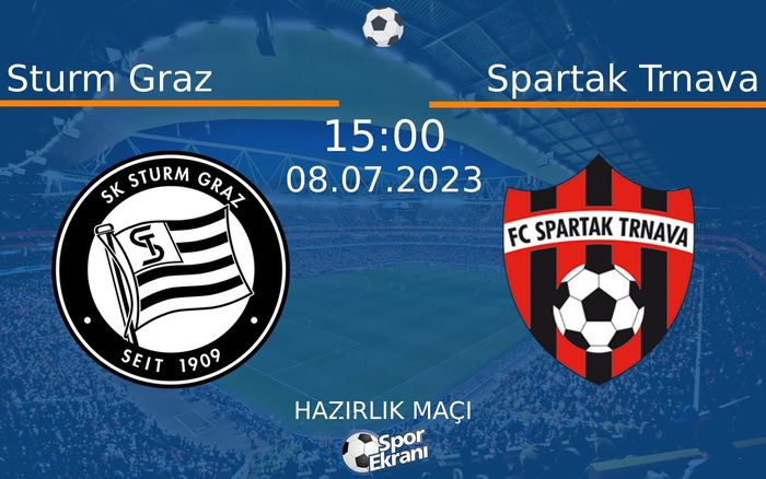 08 Temmuz 2023 Sturm Graz vs Spartak Trnava maçı Hangi Kanalda Saat Kaçta Yayınlanacak? 08 Temmuz 2023 Sturm Graz vs Spartak Trnava maçı Hangi Kanalda Saat Kaçta Yayınlanacak?