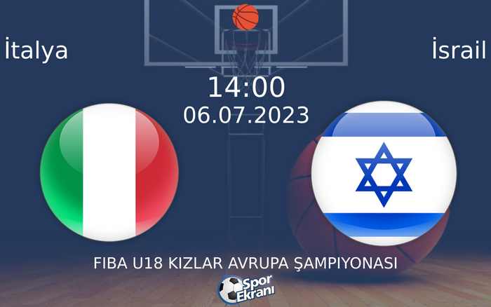 06 Temmuz 2023 İtalya vs İsrail maçı Hangi Kanalda Saat Kaçta Yayınlanacak? 06 Temmuz 2023 İtalya vs İsrail maçı Hangi Kanalda Saat Kaçta Yayınlanacak?