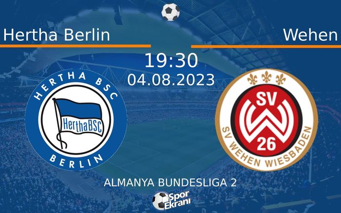 04 Ağustos 2023 Hertha Berlin vs Wehen maçı Hangi Kanalda Saat Kaçta Yayınlanacak? 04 Ağustos 2023 Hertha Berlin vs Wehen maçı Hangi Kanalda Saat Kaçta Yayınlanacak?