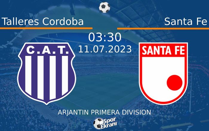 11 Temmuz 2023 Talleres Cordoba vs Santa Fe maçı Hangi Kanalda Saat Kaçta Yayınlanacak? 11 Temmuz 2023 Talleres Cordoba vs Santa Fe maçı Hangi Kanalda Saat Kaçta Yayınlanacak?