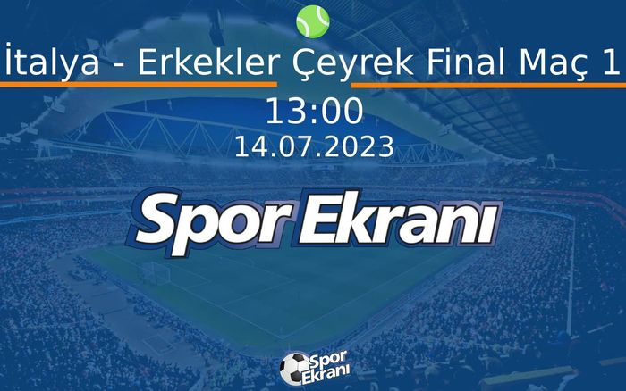 14 Temmuz 2023 Premier Padel - İtalya - Erkekler Çeyrek Final Maç 1  Hangi Kanalda Saat Kaçta Yayınlanacak?