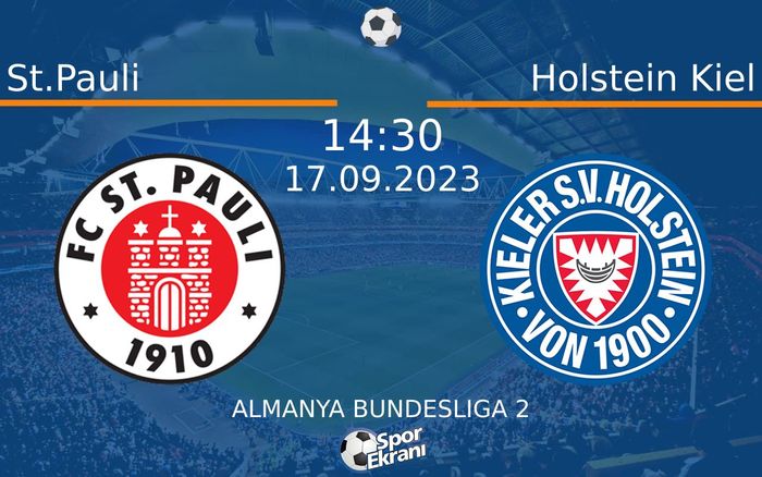 17 Eylül 2023 St.Pauli vs Holstein Kiel maçı Hangi Kanalda Saat Kaçta Yayınlanacak? 17 Eylül 2023 St.Pauli vs Holstein Kiel maçı Hangi Kanalda Saat Kaçta Yayınlanacak?