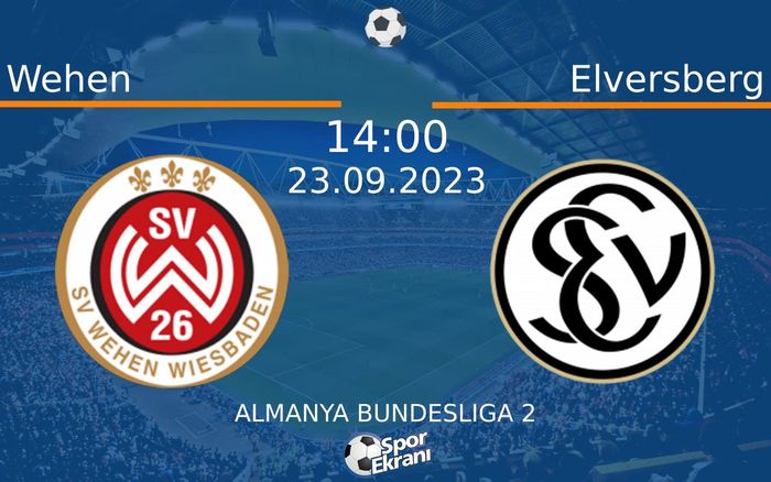 23 Eylül 2023 Wehen vs Elversberg maçı Hangi Kanalda Saat Kaçta Yayınlanacak? 23 Eylül 2023 Wehen vs Elversberg maçı Hangi Kanalda Saat Kaçta Yayınlanacak?