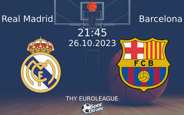 26 Ekim 2023 Real Madrid vs Barcelona maçı Hangi Kanalda Saat Kaçta Yayınlanacak?