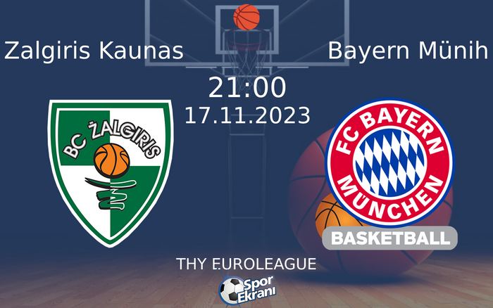 17 Kasım 2023 Zalgiris Kaunas vs Bayern Münih maçı Hangi Kanalda Saat Kaçta Yayınlanacak?