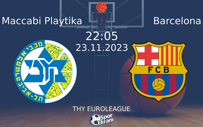 23 Kasım 2023 Maccabi Playtika vs Barcelona maçı Hangi Kanalda Saat Kaçta Yayınlanacak?