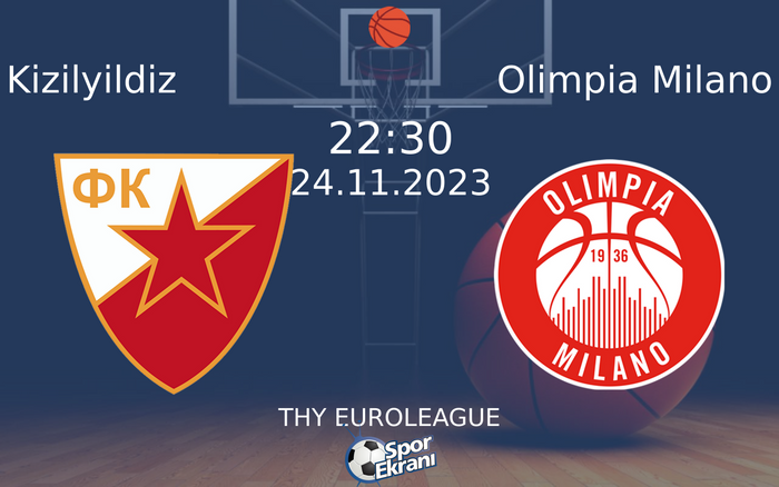 24 Kasım 2023 Kizilyildiz vs Olimpia Milano maçı Hangi Kanalda Saat Kaçta Yayınlanacak?