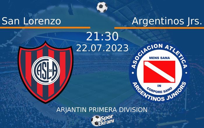 22 Temmuz 2023 San Lorenzo vs Argentinos Jrs. maçı Hangi Kanalda Saat Kaçta Yayınlanacak? 22 Temmuz 2023 San Lorenzo vs Argentinos Jrs. maçı Hangi Kanalda Saat Kaçta Yayınlanacak?