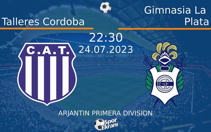 24 Temmuz 2023 Talleres Cordoba vs Gimnasia La Plata maçı Hangi Kanalda Saat Kaçta Yayınlanacak? 24 Temmuz 2023 Talleres Cordoba vs Gimnasia La Plata maçı Hangi Kanalda Saat Kaçta Yayınlanacak?