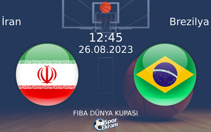 26 Ağustos 2023 İran vs Brezilya maçı Hangi Kanalda Saat Kaçta Yayınlanacak? 26 Ağustos 2023 İran vs Brezilya maçı Hangi Kanalda Saat Kaçta Yayınlanacak?