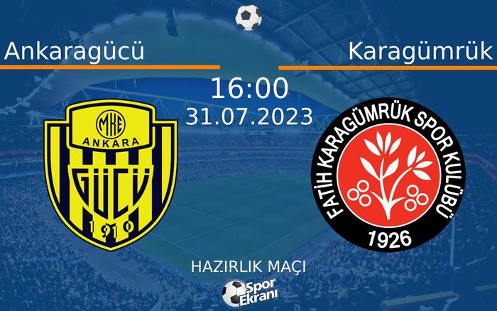 31 Temmuz 2023 Ankaragücü vs Karagümrük maçı Hangi Kanalda Saat Kaçta Yayınlanacak? 31 Temmuz 2023 Ankaragücü vs Karagümrük maçı Hangi Kanalda Saat Kaçta Yayınlanacak?