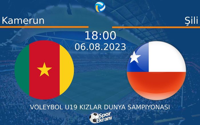 06 Ağustos 2023 Kamerun vs Şili maçı Hangi Kanalda Saat Kaçta Yayınlanacak? 06 Ağustos 2023 Kamerun vs Şili maçı Hangi Kanalda Saat Kaçta Yayınlanacak?