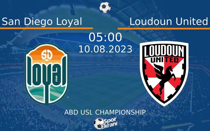10 Ağustos 2023 San Diego Loyal vs Loudoun United maçı Hangi Kanalda Saat Kaçta Yayınlanacak? 10 Ağustos 2023 San Diego Loyal vs Loudoun United maçı Hangi Kanalda Saat Kaçta Yayınlanacak?