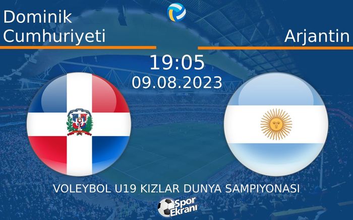 09 Ağustos 2023 Dominik Cumhuriyeti vs Arjantin maçı Hangi Kanalda Saat Kaçta Yayınlanacak? 09 Ağustos 2023 Dominik Cumhuriyeti vs Arjantin maçı Hangi Kanalda Saat Kaçta Yayınlanacak?