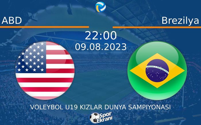 09 Ağustos 2023 ABD vs Brezilya maçı Hangi Kanalda Saat Kaçta Yayınlanacak?