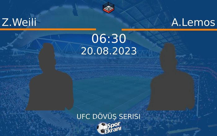 20 Ağustos 2023 Z.Weili vs A.Lemos maçı Hangi Kanalda Saat Kaçta Yayınlanacak? 20 Ağustos 2023 Z.Weili vs A.Lemos maçı Hangi Kanalda Saat Kaçta Yayınlanacak?