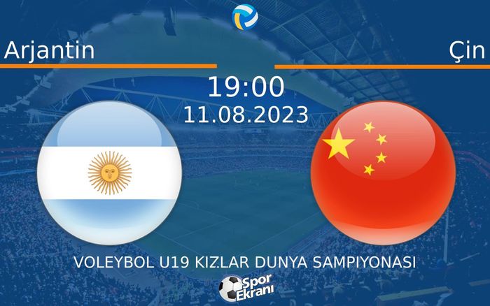 11 Ağustos 2023 Arjantin vs Çin maçı Hangi Kanalda Saat Kaçta Yayınlanacak? 11 Ağustos 2023 Arjantin vs Çin maçı Hangi Kanalda Saat Kaçta Yayınlanacak?