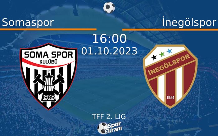 01 Ekim 2023 Somaspor vs İnegölspor maçı Hangi Kanalda Saat Kaçta Yayınlanacak? 01 Ekim 2023 Somaspor vs İnegölspor maçı Hangi Kanalda Saat Kaçta Yayınlanacak?