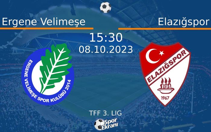 08 Ekim 2023 Ergene Velimeşe vs Elazığspor maçı Hangi Kanalda Saat Kaçta Yayınlanacak? 08 Ekim 2023 Ergene Velimeşe vs Elazığspor maçı Hangi Kanalda Saat Kaçta Yayınlanacak?