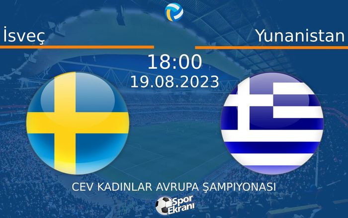 19 Ağustos 2023 İsveç vs Yunanistan maçı Hangi Kanalda Saat Kaçta Yayınlanacak? 19 Ağustos 2023 İsveç vs Yunanistan maçı Hangi Kanalda Saat Kaçta Yayınlanacak?