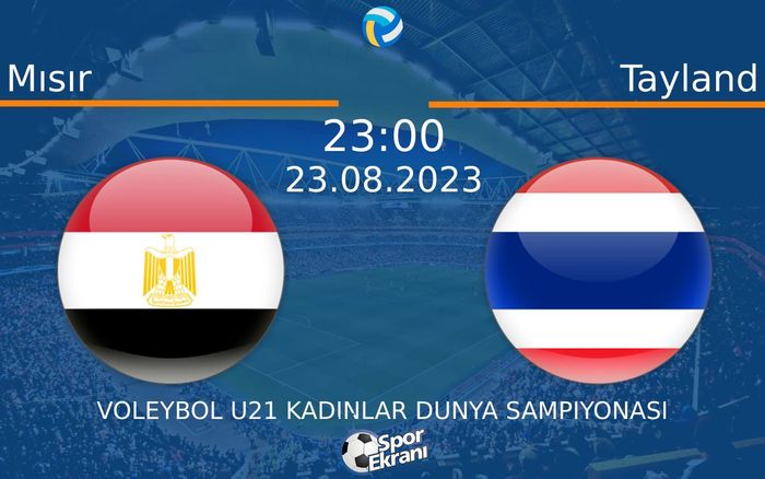 23 Ağustos 2023 Mısır vs Tayland maçı Hangi Kanalda Saat Kaçta Yayınlanacak? 23 Ağustos 2023 Mısır vs Tayland maçı Hangi Kanalda Saat Kaçta Yayınlanacak?