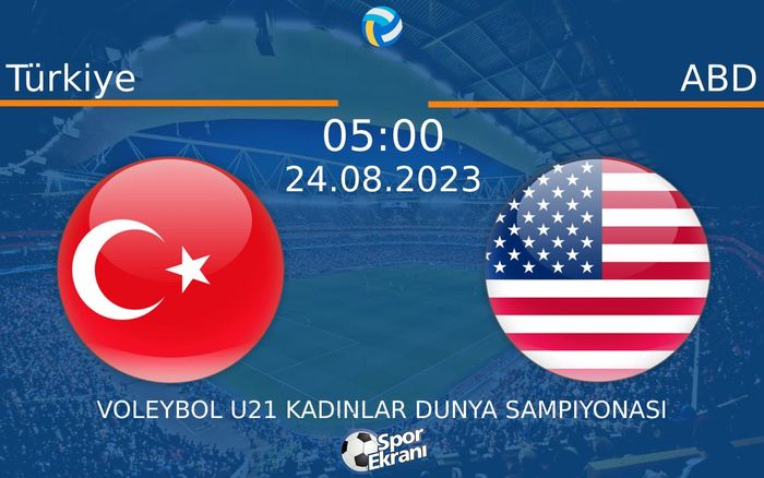 24 Ağustos 2023 Türkiye vs ABD maçı Hangi Kanalda Saat Kaçta Yayınlanacak? 24 Ağustos 2023 Türkiye vs ABD maçı Hangi Kanalda Saat Kaçta Yayınlanacak?
