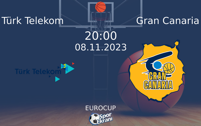 08 Kasım 2023 Türk Telekom vs Gran Canaria maçı Hangi Kanalda Saat Kaçta Yayınlanacak?