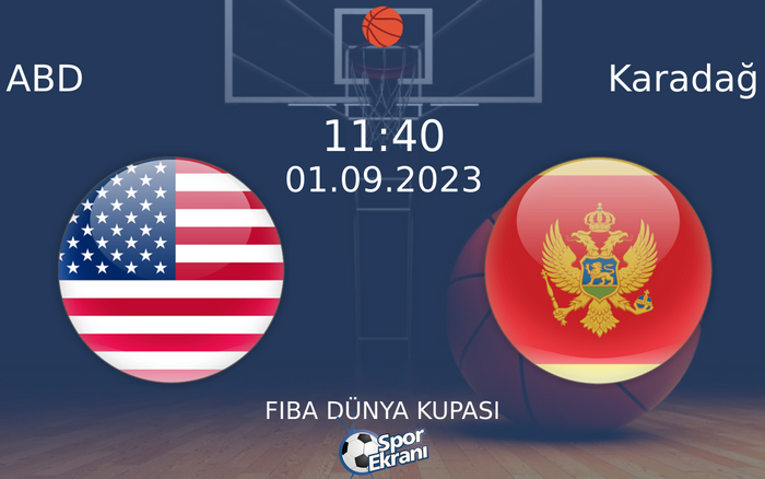 01 Eylül 2023 ABD vs Karadağ maçı Hangi Kanalda Saat Kaçta Yayınlanacak? 01 Eylül 2023 ABD vs Karadağ maçı Hangi Kanalda Saat Kaçta Yayınlanacak?