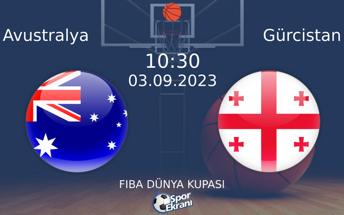 03 Eylül 2023 Avustralya vs Gürcistan maçı Hangi Kanalda Saat Kaçta Yayınlanacak? 03 Eylül 2023 Avustralya vs Gürcistan maçı Hangi Kanalda Saat Kaçta Yayınlanacak?