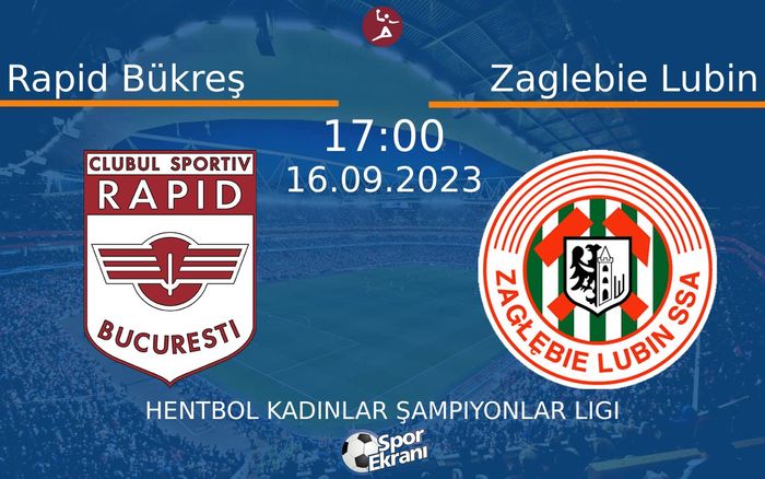 16 Eylül 2023 Rapid Bükreş vs Zaglebie Lubin maçı Hangi Kanalda Saat Kaçta Yayınlanacak? 16 Eylül 2023 Rapid Bükreş vs Zaglebie Lubin maçı Hangi Kanalda Saat Kaçta Yayınlanacak?