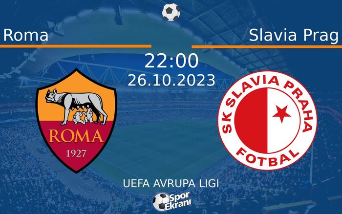 26 Ekim 2023 Roma vs Slavia Prag maçı Hangi Kanalda Saat Kaçta Yayınlanacak? 26 Ekim 2023 Roma vs Slavia Prag maçı Hangi Kanalda Saat Kaçta Yayınlanacak?