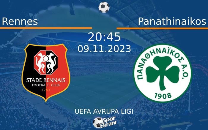 09 Kasım 2023 Rennes vs Panathinaikos maçı Hangi Kanalda Saat Kaçta Yayınlanacak? 09 Kasım 2023 Rennes vs Panathinaikos maçı Hangi Kanalda Saat Kaçta Yayınlanacak?