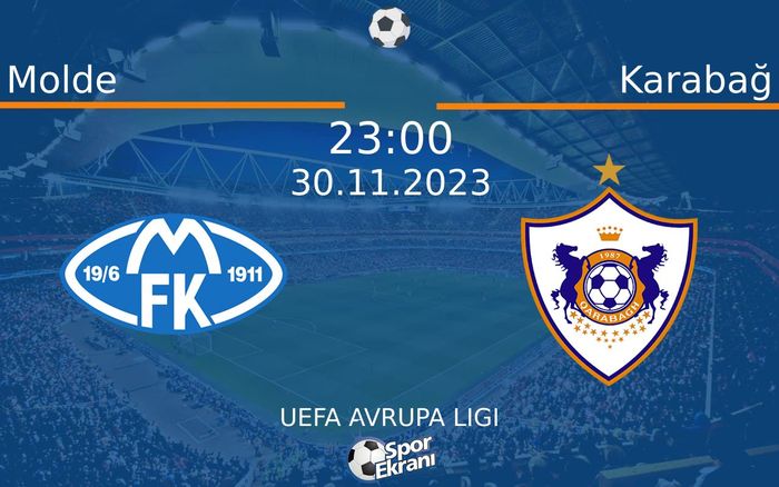 30 Kasım 2023 Molde vs Karabağ maçı Hangi Kanalda Saat Kaçta Yayınlanacak? 30 Kasım 2023 Molde vs Karabağ maçı Hangi Kanalda Saat Kaçta Yayınlanacak?