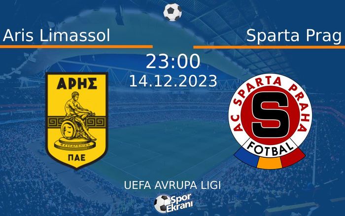 14 Aralık 2023 Aris Limassol vs Sparta Prag maçı Hangi Kanalda Saat Kaçta Yayınlanacak? 14 Aralık 2023 Aris Limassol vs Sparta Prag maçı Hangi Kanalda Saat Kaçta Yayınlanacak?