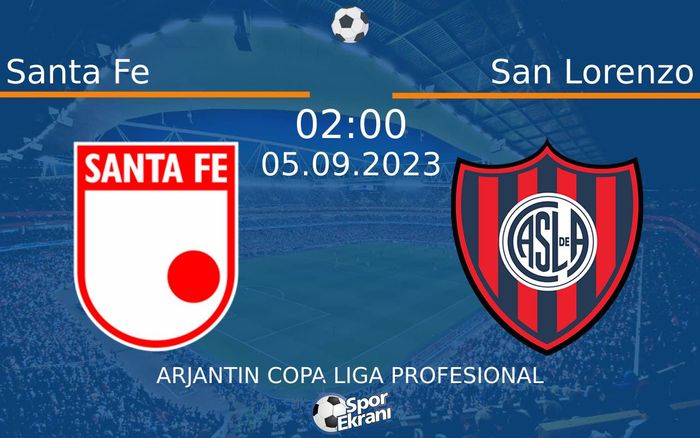 05 Eylül 2023 Santa Fe vs San Lorenzo maçı Hangi Kanalda Saat Kaçta Yayınlanacak? 05 Eylül 2023 Santa Fe vs San Lorenzo maçı Hangi Kanalda Saat Kaçta Yayınlanacak?