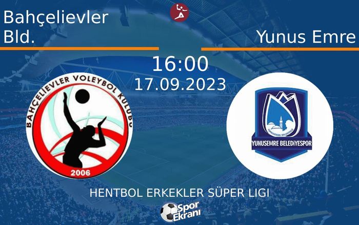 17 Eylül 2023 Bahçelievler Bld. vs Yunus Emre maçı Hangi Kanalda Saat Kaçta Yayınlanacak? 17 Eylül 2023 Bahçelievler Bld. vs Yunus Emre maçı Hangi Kanalda Saat Kaçta Yayınlanacak?