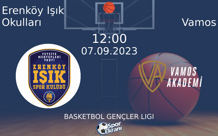 07 Eylül 2023 Erenköy Işık Okulları vs Vamos maçı Hangi Kanalda Saat Kaçta Yayınlanacak? 07 Eylül 2023 Erenköy Işık Okulları vs Vamos maçı Hangi Kanalda Saat Kaçta Yayınlanacak?