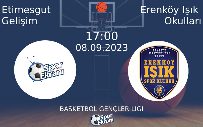 08 Eylül 2023 Etimesgut Gelişim vs Erenköy Işık Okulları maçı Hangi Kanalda Saat Kaçta Yayınlanacak? 08 Eylül 2023 Etimesgut Gelişim vs Erenköy Işık Okulları maçı Hangi Kanalda Saat Kaçta Yayınlanacak?