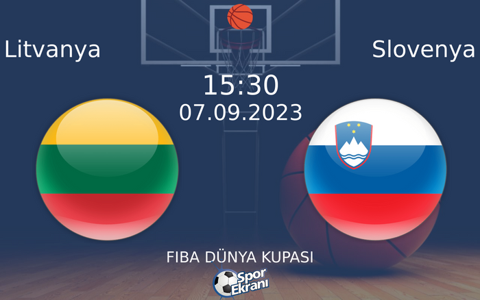 07 Eylül 2023 Litvanya vs Slovenya maçı Hangi Kanalda Saat Kaçta Yayınlanacak? 07 Eylül 2023 Litvanya vs Slovenya maçı Hangi Kanalda Saat Kaçta Yayınlanacak?