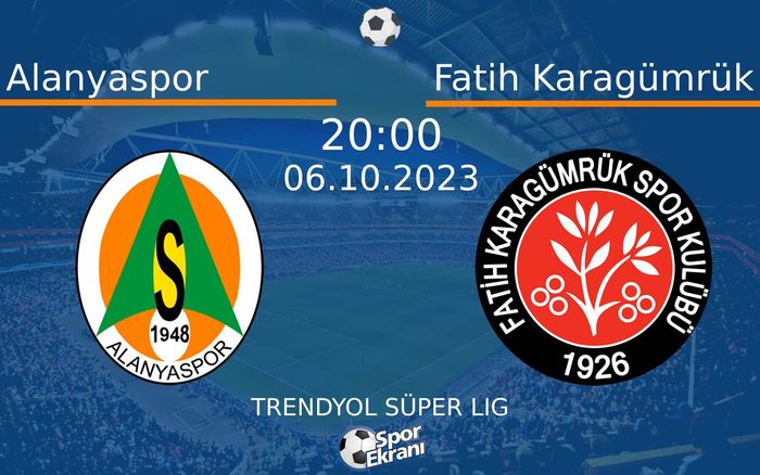 06 Ekim 2023 Alanyaspor vs Fatih Karagümrük maçı Hangi Kanalda Saat Kaçta Yayınlanacak? 06 Ekim 2023 Alanyaspor vs Fatih Karagümrük maçı Hangi Kanalda Saat Kaçta Yayınlanacak?