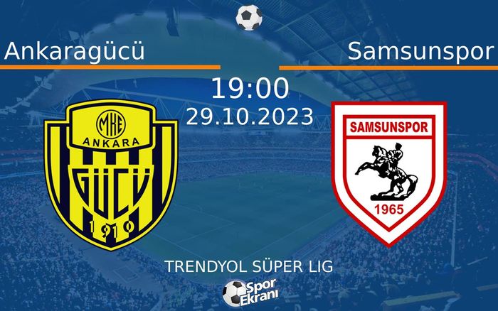 29 Ekim 2023 Ankaragücü vs Samsunspor maçı Hangi Kanalda Saat Kaçta Yayınlanacak? 29 Ekim 2023 Ankaragücü vs Samsunspor maçı Hangi Kanalda Saat Kaçta Yayınlanacak?