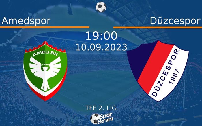 10 Eylül 2023 Amedspor vs Düzcespor maçı Hangi Kanalda Saat Kaçta Yayınlanacak? 10 Eylül 2023 Amedspor vs Düzcespor maçı Hangi Kanalda Saat Kaçta Yayınlanacak?